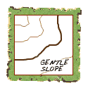 gslope gentle slope on topo map