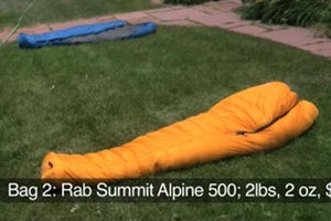 Sleeping Bag Water Test Pt. I: Simulated Rain Smackdown