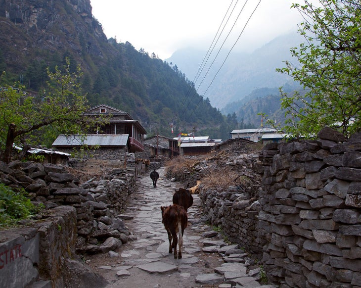 Dharapani_village Annapurna Circuit Dharapani Village