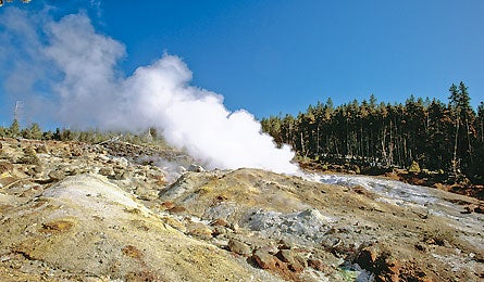 "geysers, yellowstone, wyoming"
