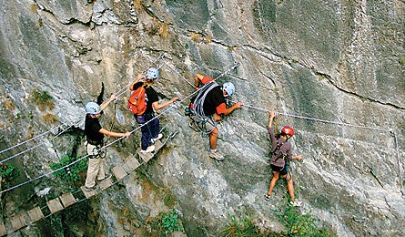 "Via Ferrata in Aussois, France"