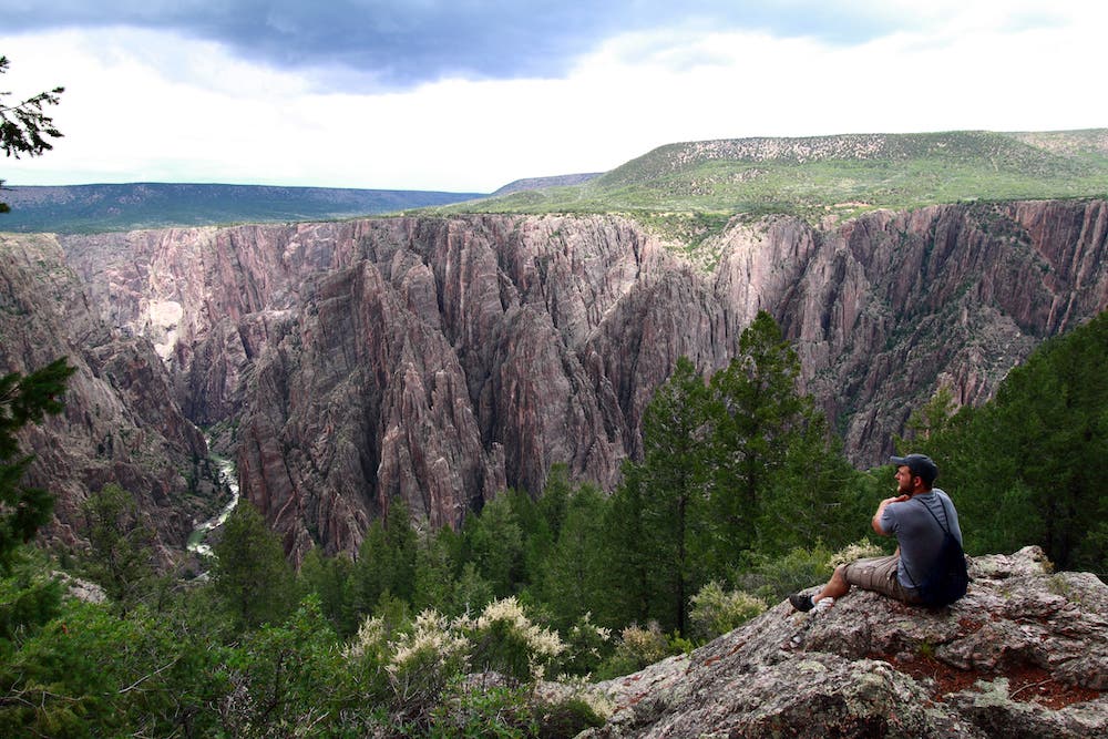 The great canyons of the Black Canyon of the Gunnison National Monument, located near Montrose, Colorado