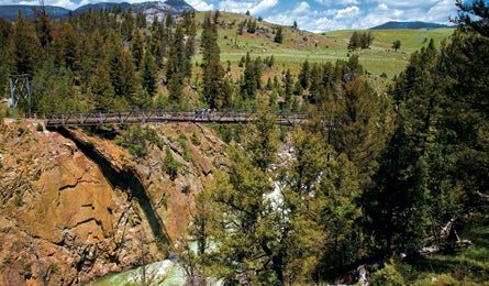 October 09 Suspension Bridge Yellowstone Jesslee 445x260 18909 october 09 suspension bridge yellowstone jesslee 445x260