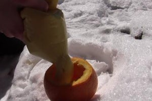 Trail Chef: How To Bake Cake…In An Orange
