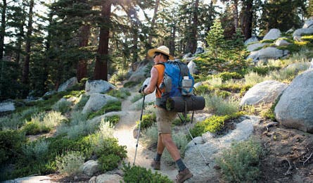 The author treks along Carson Ridge (Ryan Heffernan)