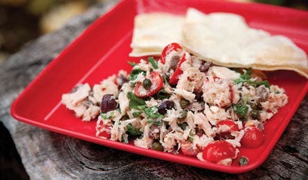 tuna with olives and capers