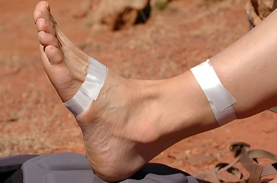 How to Tape an Ankle Closed Basket Style Backpacker