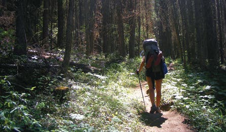 Colleen hikes the Pacific Northwest Trail (Rowan Lewis) 