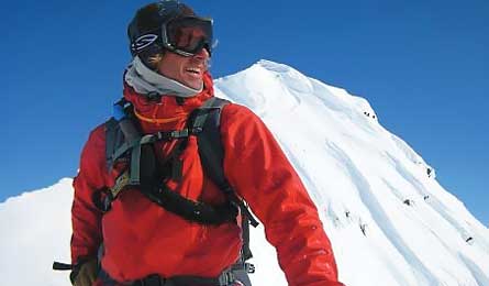 Pro skier Eric Henderson (photo by L. Lucas)