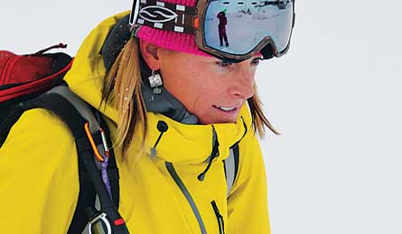 Ski patrol pro, Lel Tone. (photo by L. Dyer)