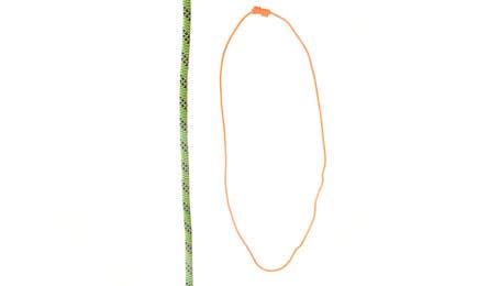 Prusik 1 37000 You need two ropes to tie this knot: a standing line and a loop. The standing line must be at least twice the diameter of your loop. We're using an 8…