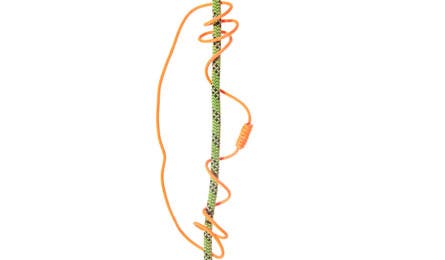 Make sure that each pass of the loop lies inside the previous pass, like a coil. After making three of four winds, tighten the knot. Ease the wound…