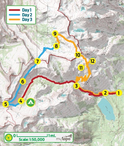 Death canyon clearance trail