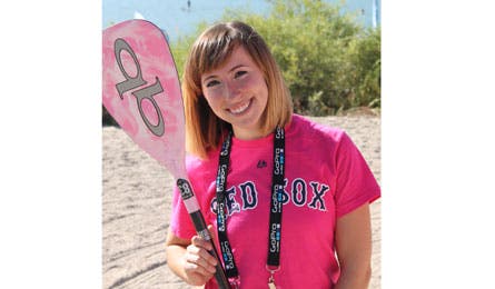 Erica models the Quickblade Flyweight All Carbon