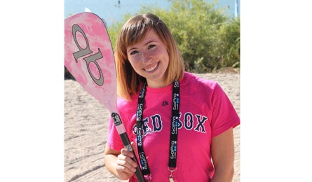 QB-SUP-Paddle 445x260 38078 Erica models the Quickblade Flyweight All Carbon