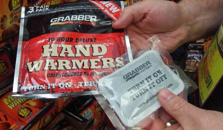 The new Grabbers handwarmers are reusable