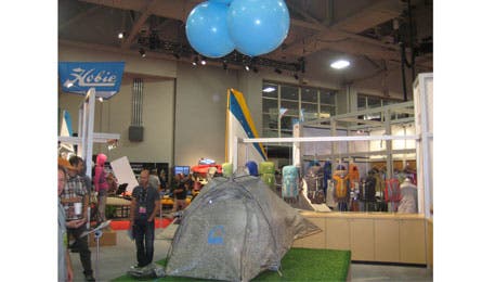 The Sierra Designs UFO tent weighs less than 2 pounds and floats. 
