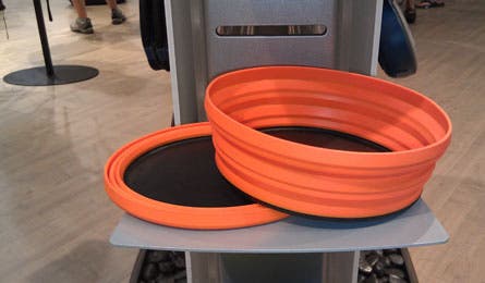 Gerben likes the Sea to Summit XL Bowl for holding hearty camp meals