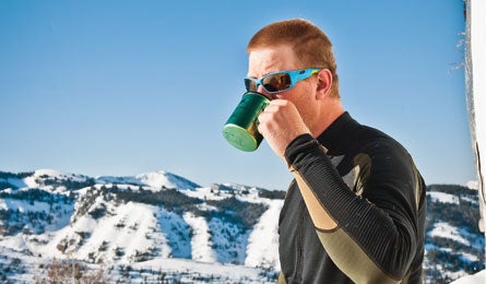 "Insulated cups are key for in-the-cold dining. (A. Bydlon)"