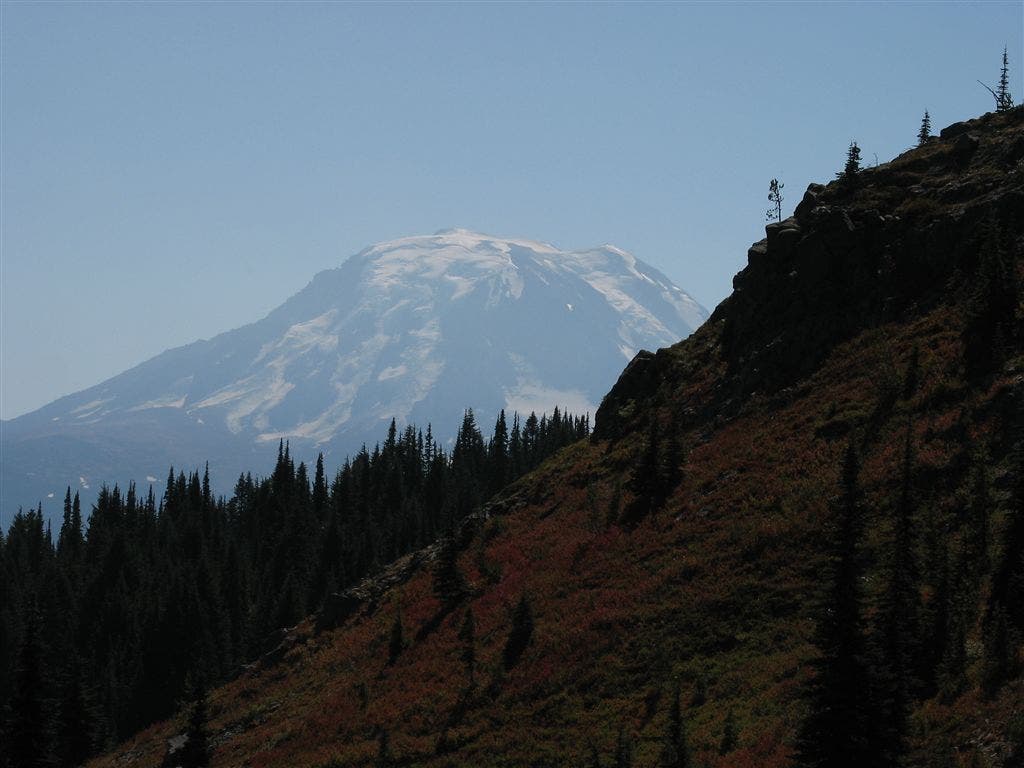 Adams over a ridge None