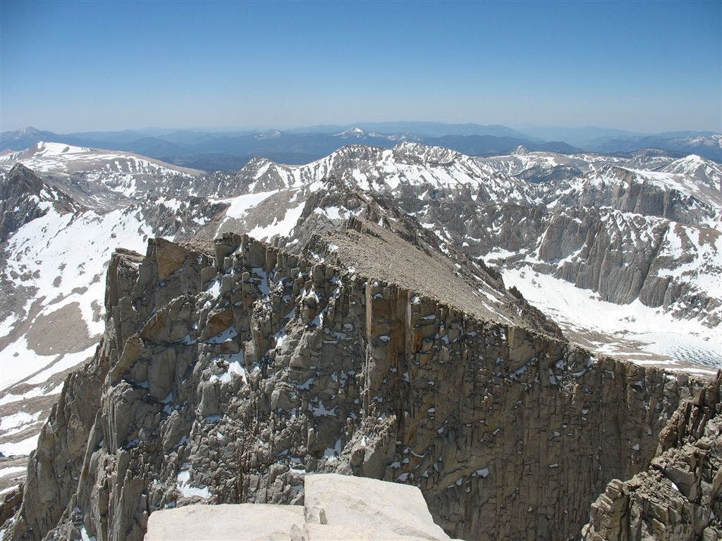 Along the Sierra Crest None