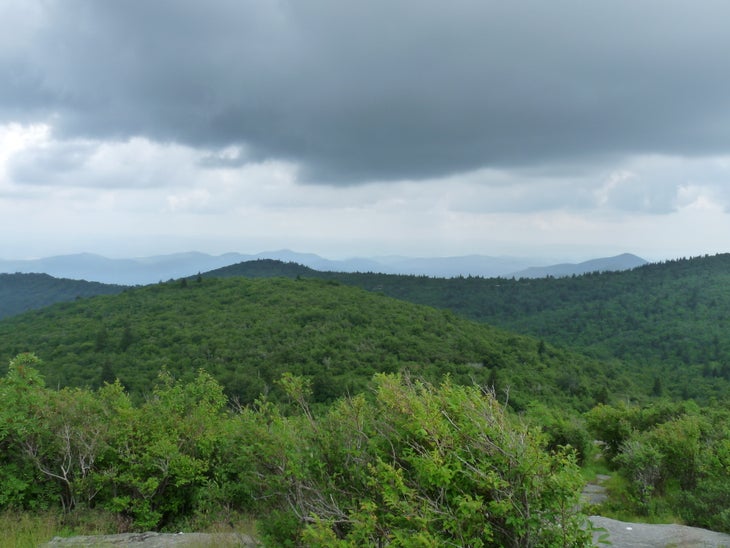 Approaching Black Balsam Knob None