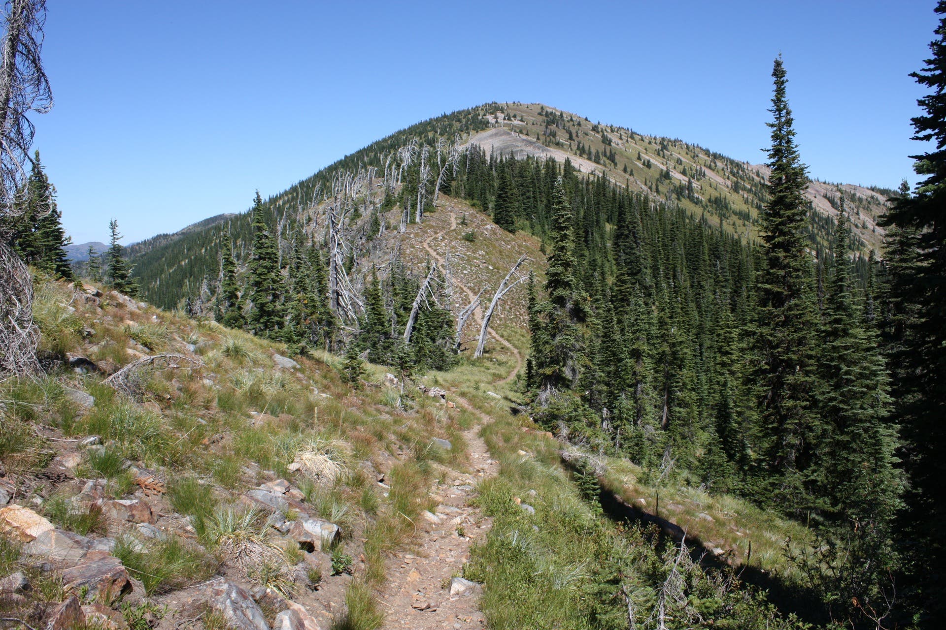Approaching Mount Pend Oreille None
