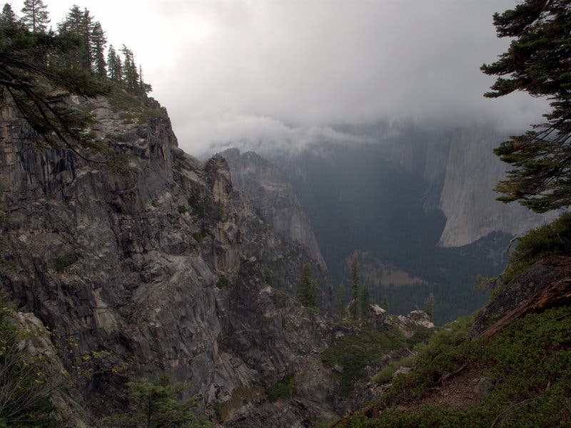 Approaching Taft Point None