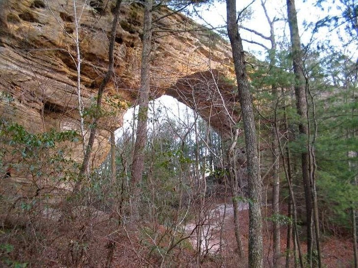 Arch from below None