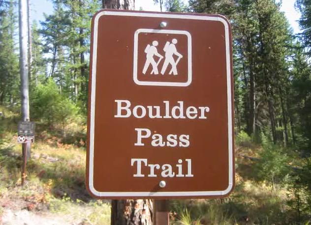 Boulder Trail Sign None