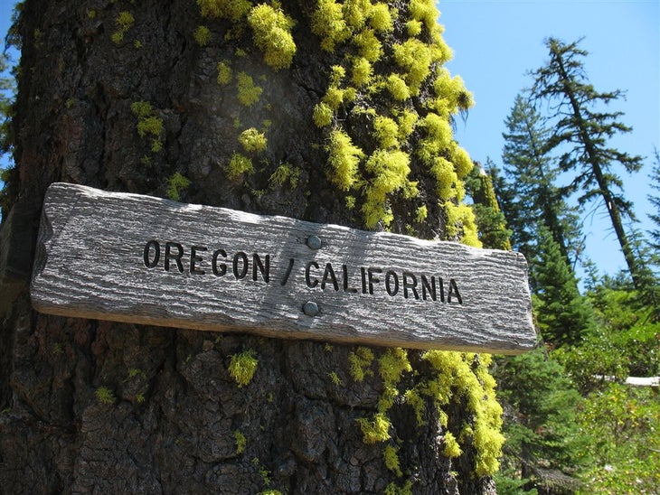 CA-OR Border None