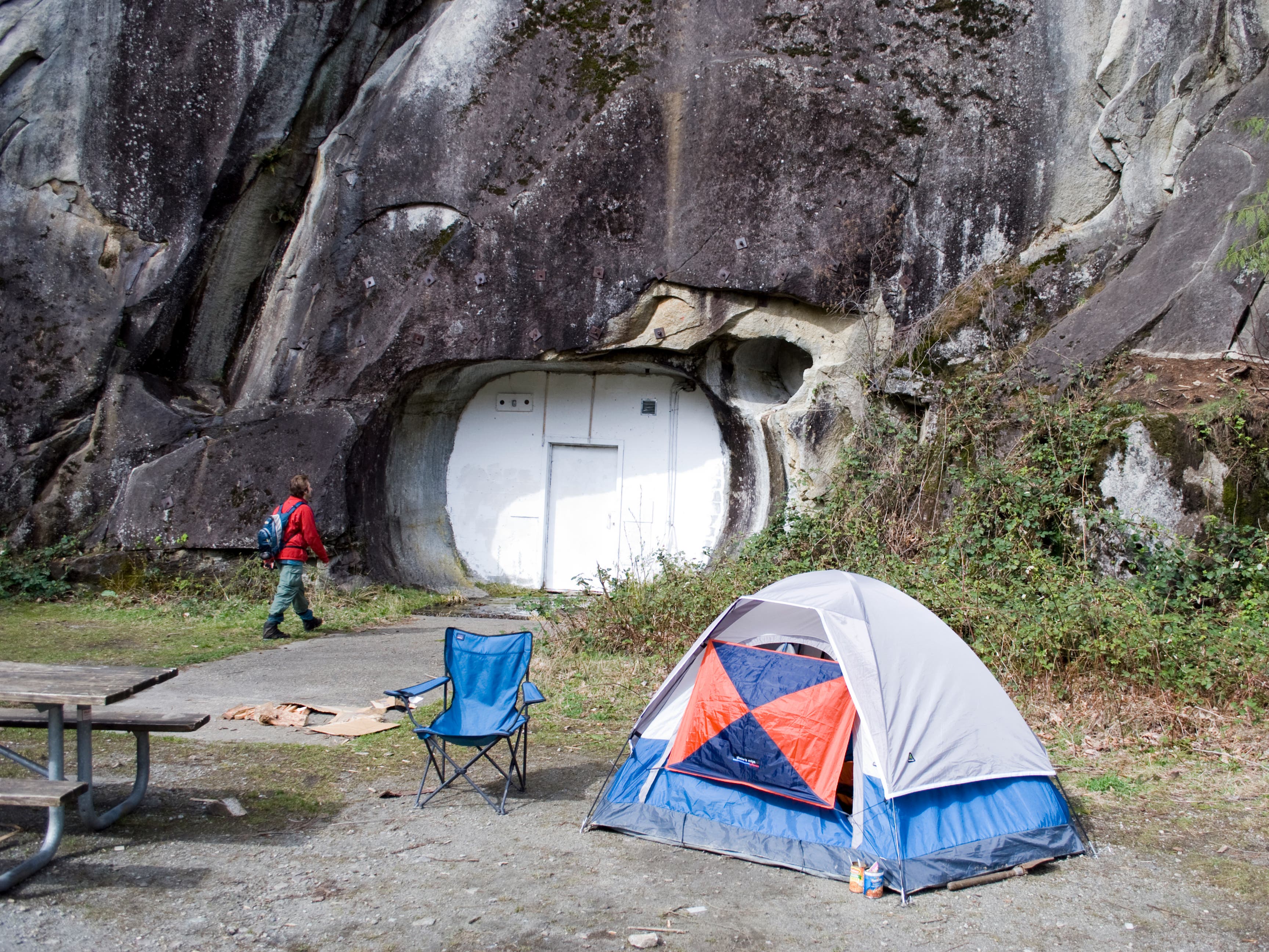 Camp and Drilling Site None