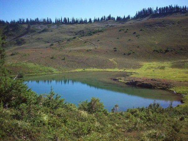 Camp at Heart Lake None