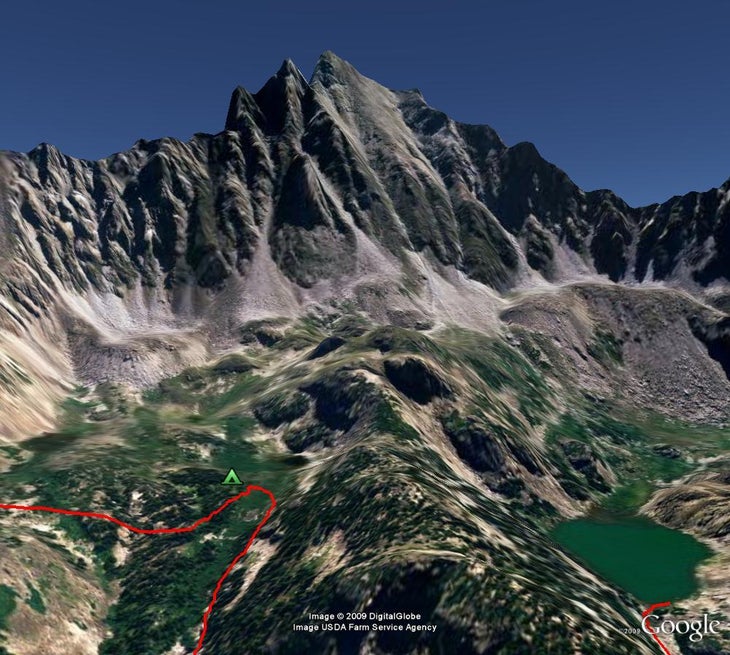 Camp under Mount Wood None