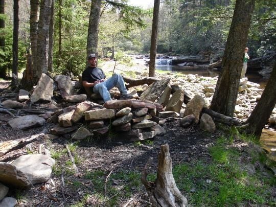 Campsite at The Forks None