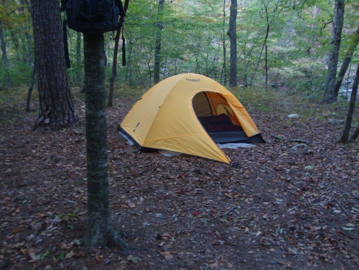 Campsite on Caney Creek None