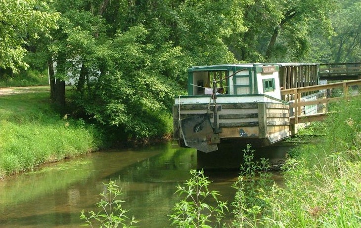 Canal and boat None