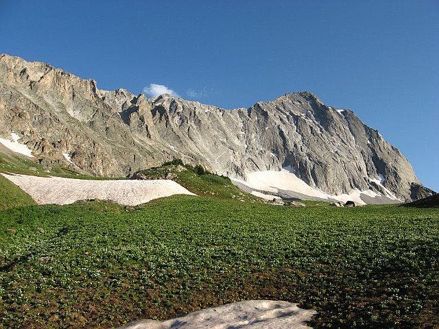 Capitol Peak from Capitol Lake None