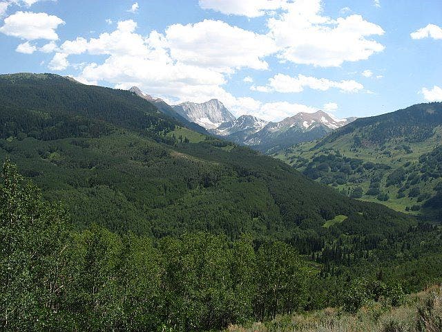 Capitol Peak from the trailhead None
