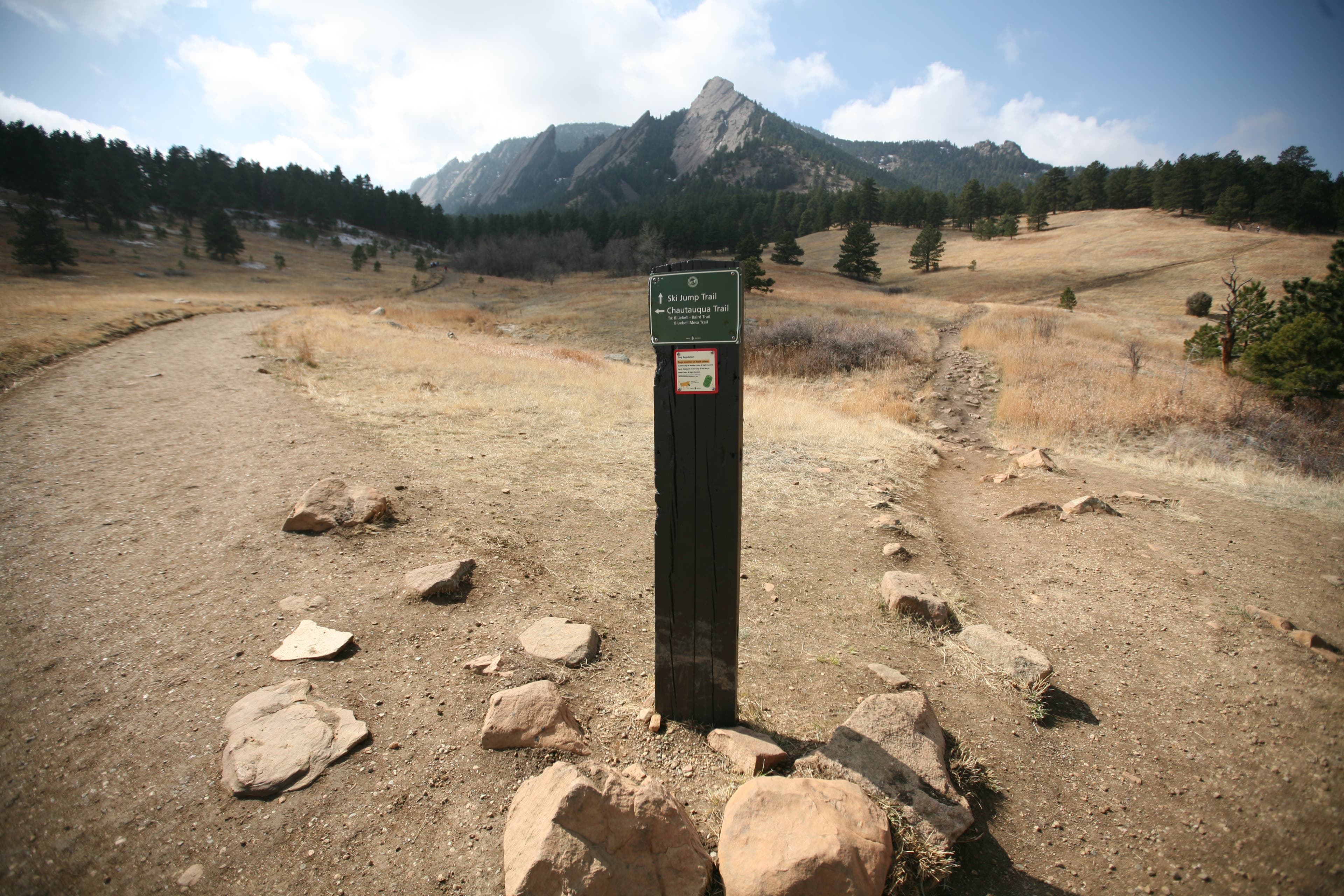 Chautauqua trail/Ski Jump trail Junction None