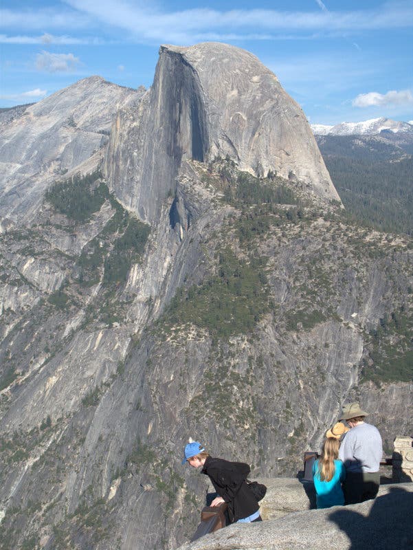 Cliffside Views of Half Dome None