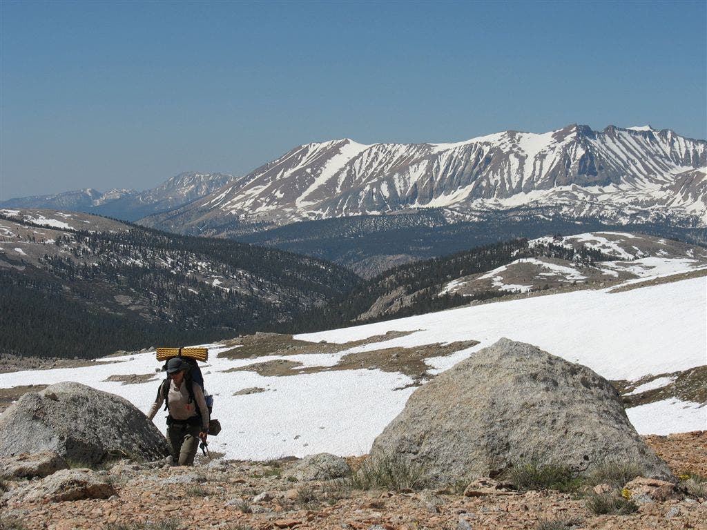 Climbing to Forester Pass None