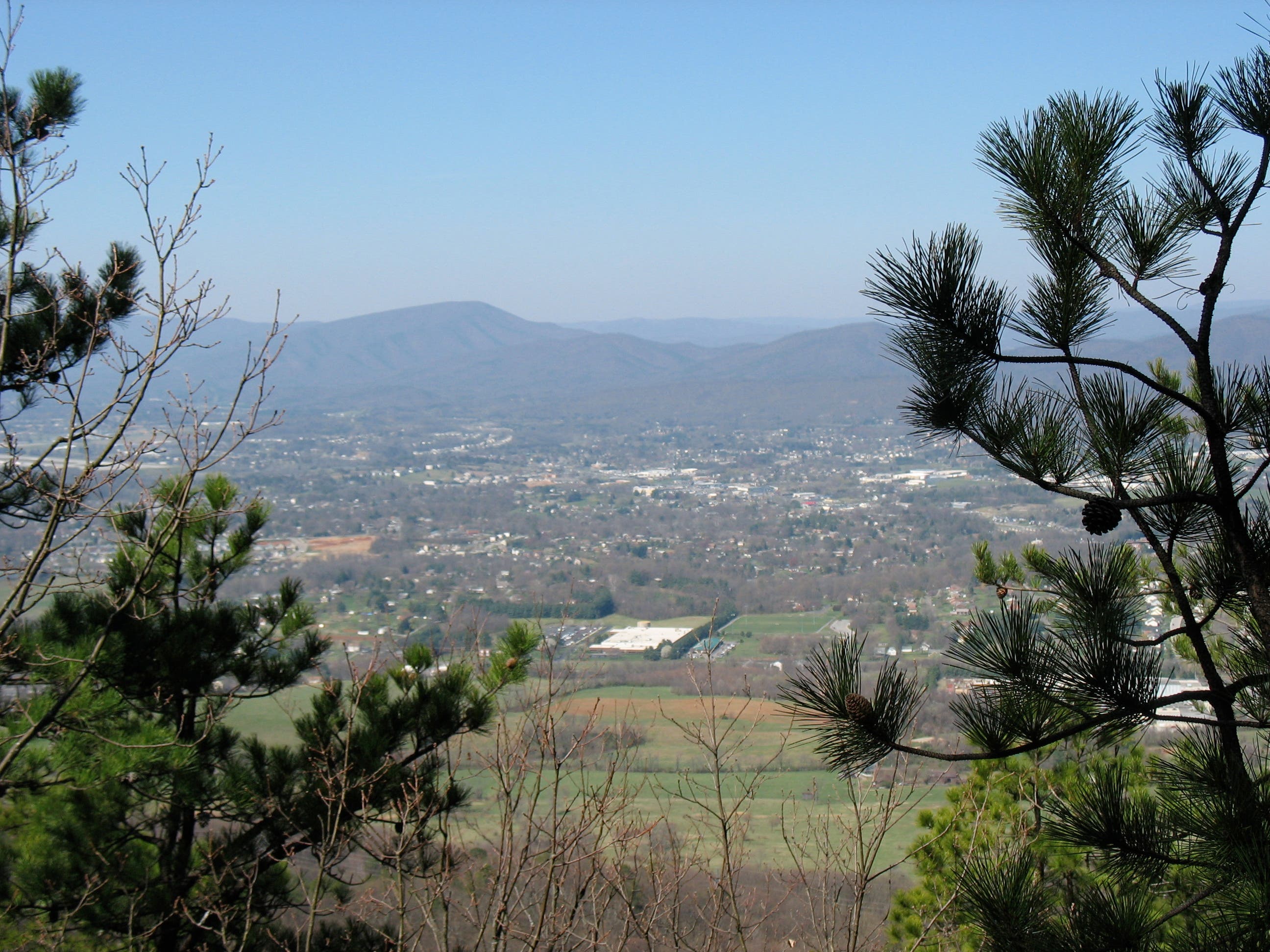 Cloverdale from Buzzards Rock None