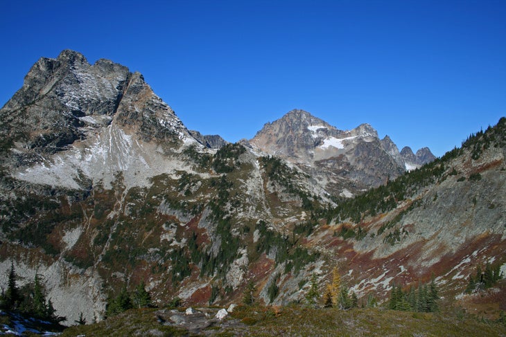 Corteo Peak, and Black Peak None