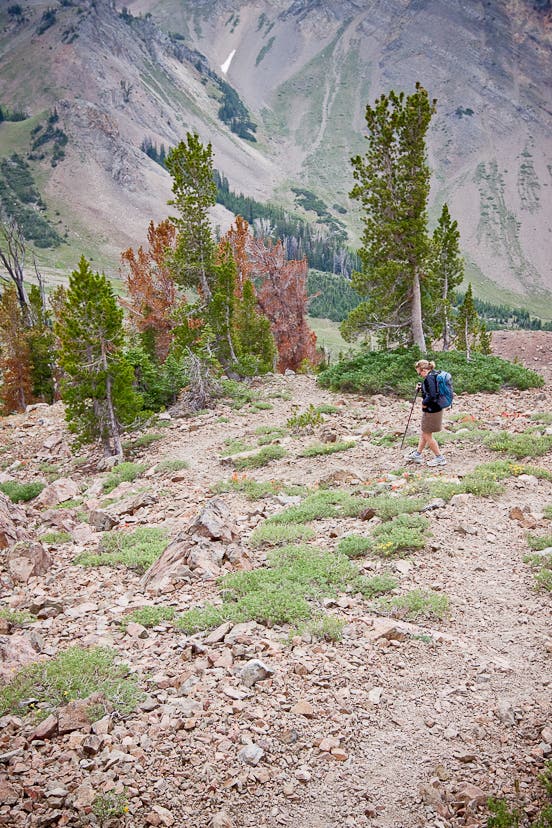 Descending West Pass None