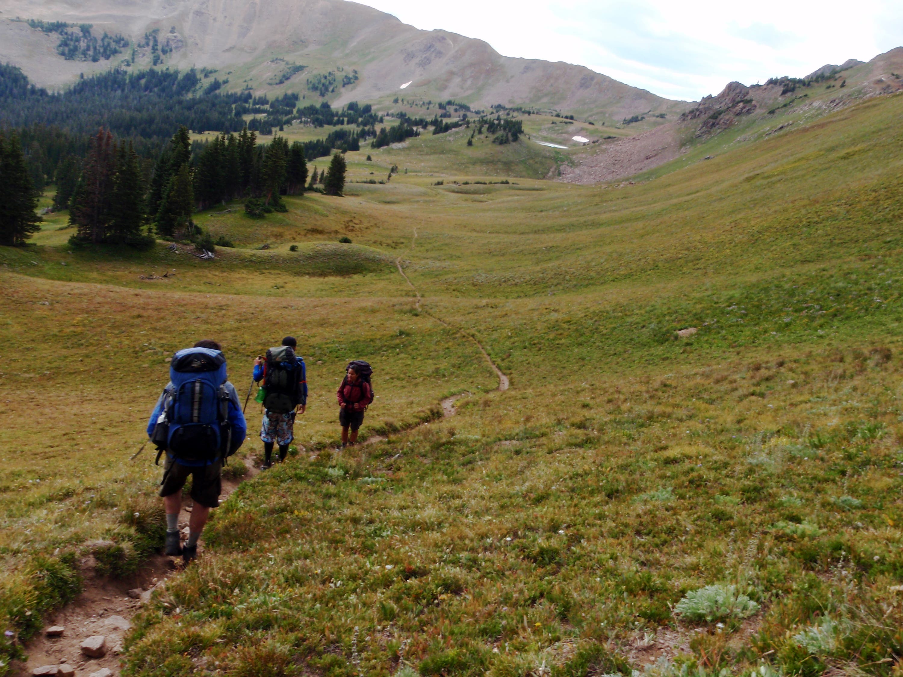 Descent into South Willow Creek Drainage None
