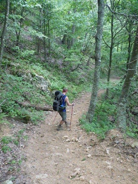 Descent on Divide Trail None
