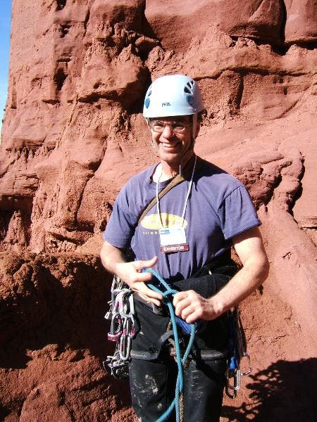 Dougaldâ€™s always smiling, more so when he gets to climb.