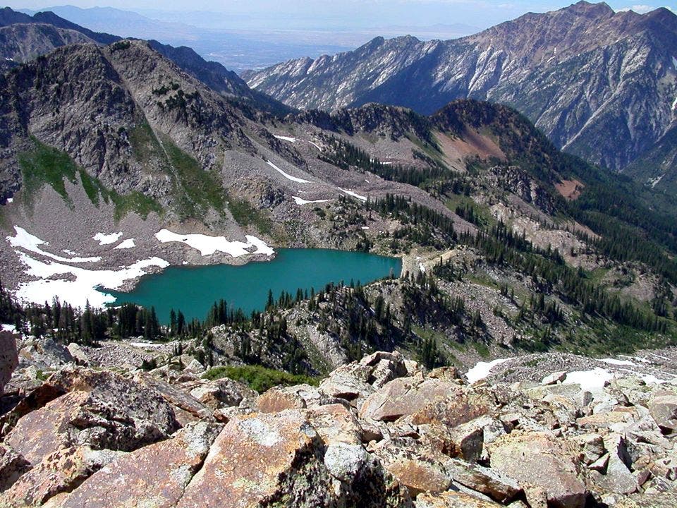 Dramatic views toward White Pine Lake None