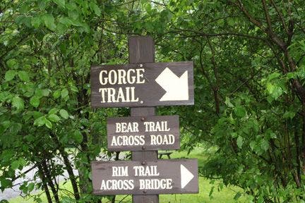 End of the Gorge Trail None